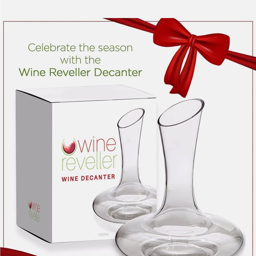 Wine Reveller NWT Glass Wine Decanter - Picture 7 of 7